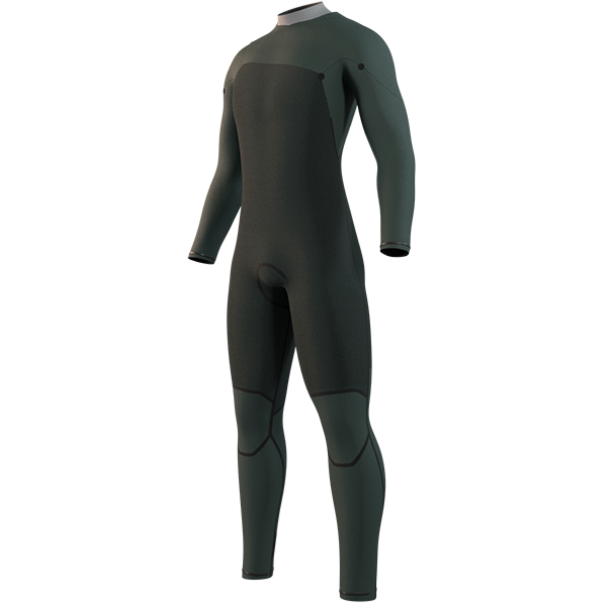 Mystic 5/3mm Chest Zip 2026 Motion Våddragt Til Mænd 35000.250006 - Truffle